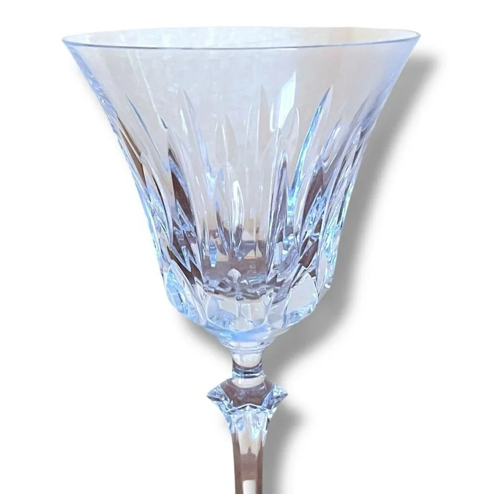 Vintage Spiegelau Eremitage Crystal Wine Glass Set of 2 Glasses 7 1/4